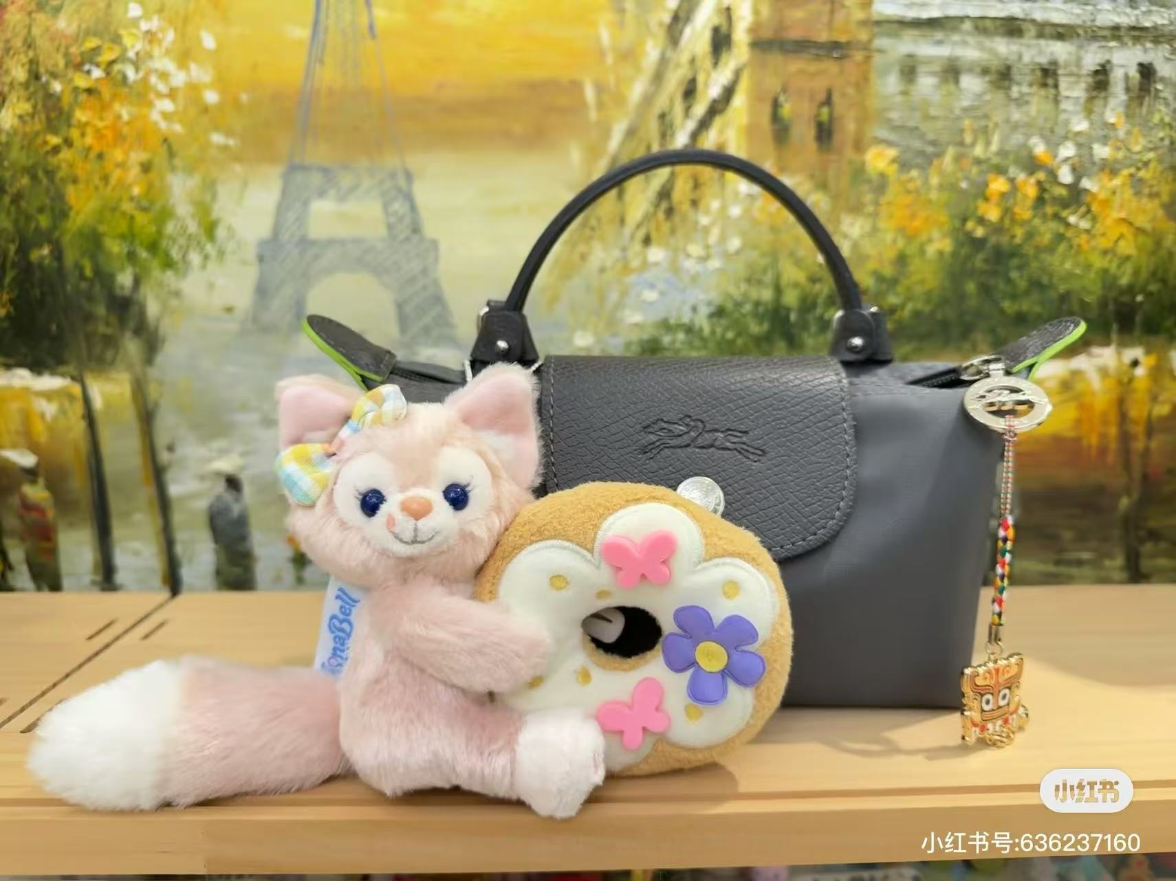 【limit 1】Disney｜Duffy and Friends Donut Mascot Holder /Plush Keychain