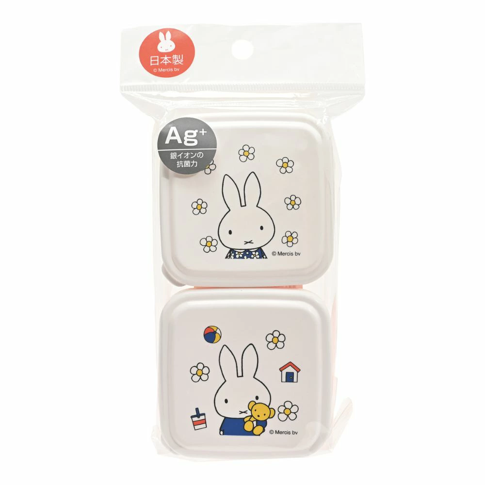 Miffy｜Miffy and Flower sticker box / lunch box(SS)｜115mL