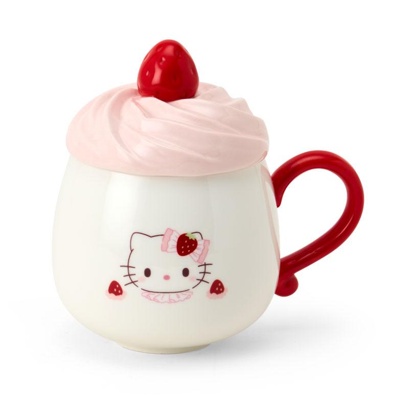 Sanrio｜Strawberry Whipped Cake 3D Porcelain Mug｜ 13.5×9×13.5cm approx.