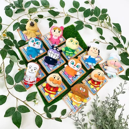 Anpanman｜Go! Anpanman Uncle Jam Fluffy Finger Puppet Mascot Holder /Plush Keychain｜W90 x H100 x D55mm aprox.