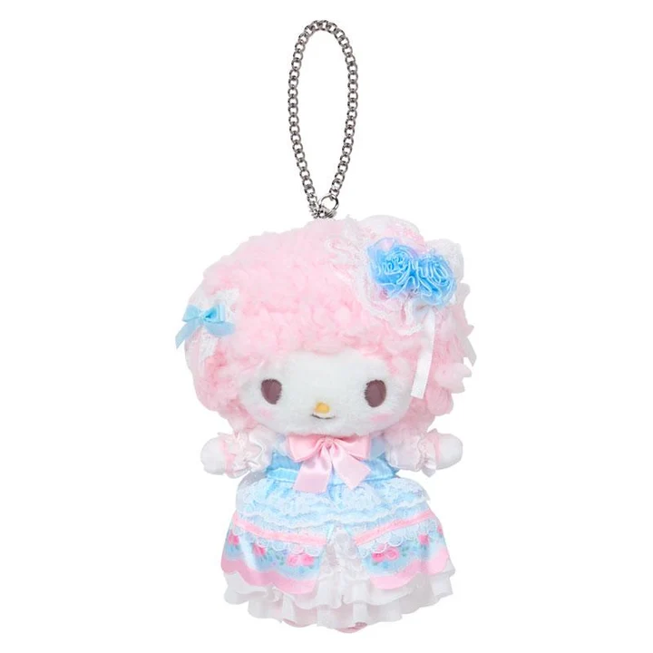 Sanrio｜Fairy Tale Party Frills Lace Dress Mascot Holder /Plush Keychain｜80×30×15mm approx.