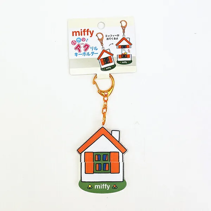 Miffy｜Pop-open Acrylic Keychain/Keyring｜53 x 74 x 8 mm approx.