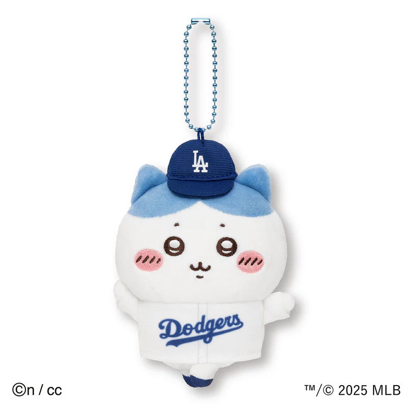 【limit 1】Chiikawa｜Chiikawa X  MLB Tokyo Series Dodgers Mascot Holder /Plush Keychain｜H120×W93×D50mm approx.