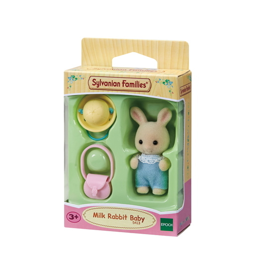 SylvanianFamilies|Milk Rabbit Baby Doll-5413