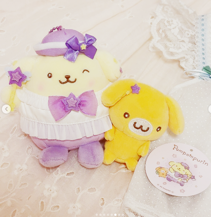 Sanrio｜Pompompurin good friend Mascot Holder /Plush Keychain