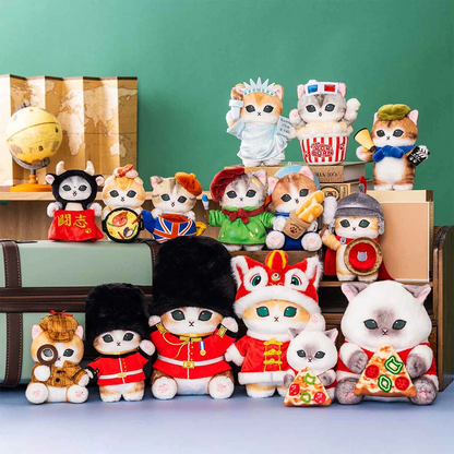 Mofusand｜mofumofu journey Parisian French Bread Mascot Holder /Plush Keychain｜H150 x W135 x D90mm approx.