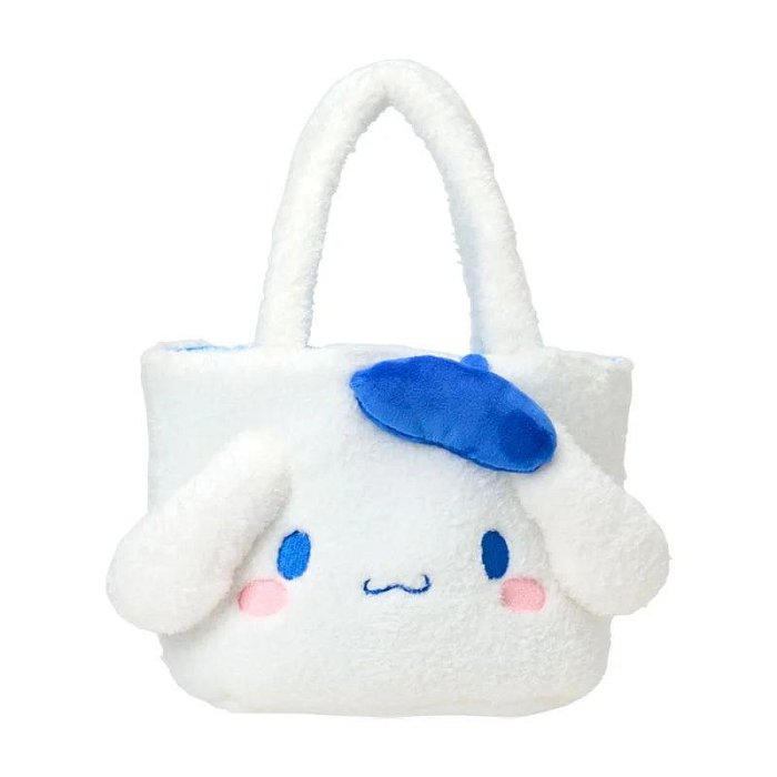 Sanrio｜Cinnamoroll with the Bear Face-shaped Tote Bag ｜31 ×13 × 17cm approx.