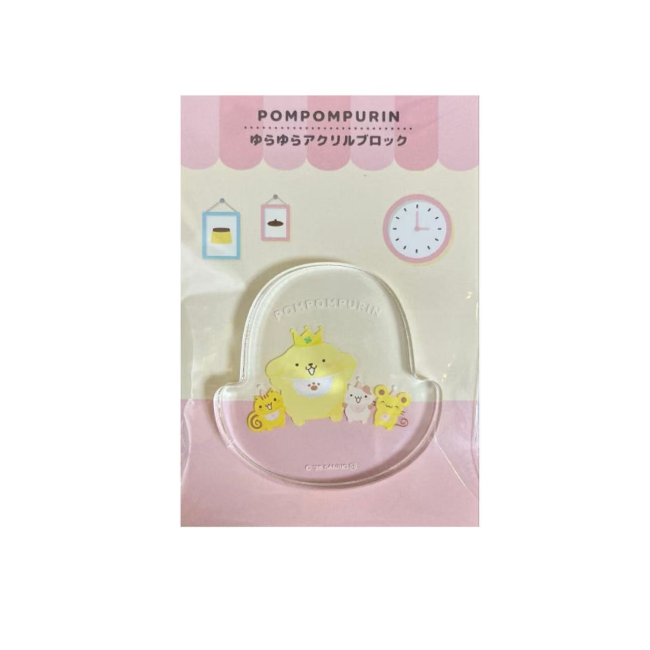 Sanrio｜Pompompurin 30th Anniversary POP UP Sweets Party acrylic block