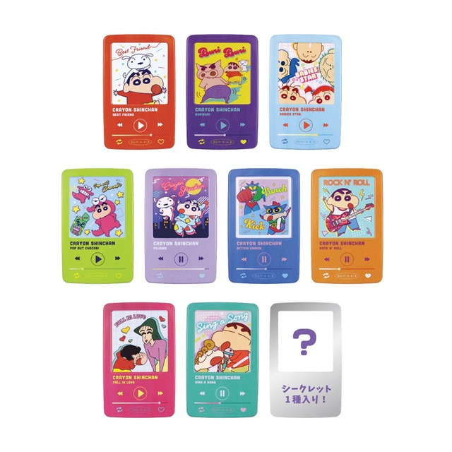 Crayon shin-chan｜Secret Music Player Style Can Badge mystery bag/blind box/All 10 types｜1pc