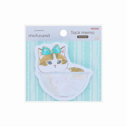 Mofusand｜Die-cut Sticky Notes｜ 30 sheets