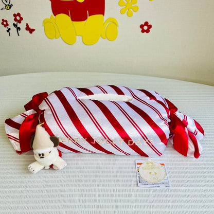 Disney迪士尼 ｜Merry Lil RingRing Mickey 东迪2024圣诞精灵妖精米奇系列糖果造型毛绒玩偶装饰玩偶纸巾盒/抽纸盒