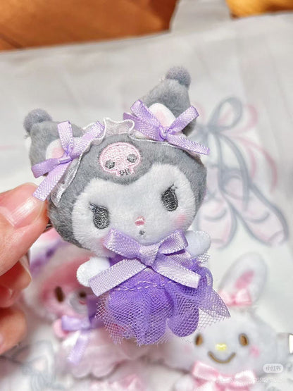 【limit 3】Sanrio｜White Cat Ballerina Characters Secret Hair Clip blindbox/All 8 types｜1pcs