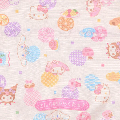 Sanrio三丽鸥｜Drawstring Purse - Japanese Pastel日式粉彩抽绳束口巾着/收纳包｜约22×10.5×23cm