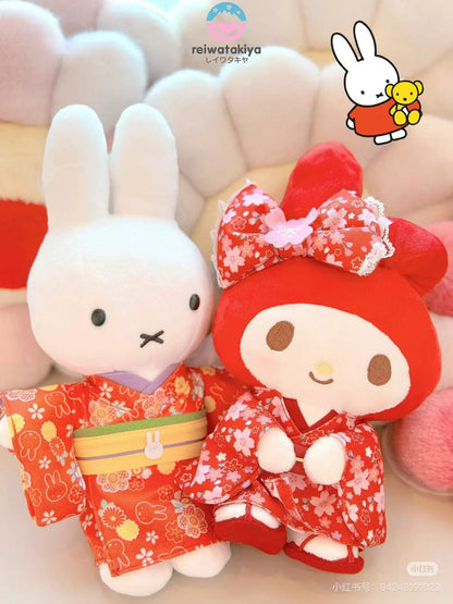 Miffy｜ Kimono Flower Plush Dolls/Plush Toy ｜29×16.5×7.5cm approx.