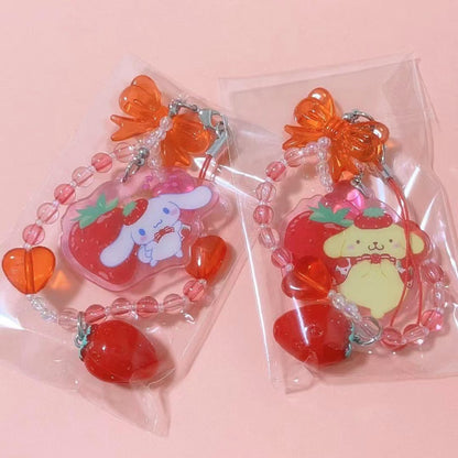 Sanrio｜Ichigo Shimbun 50th Anniversary Characters Secret Strap mystery bag/blind box/All 8 types｜1pcs