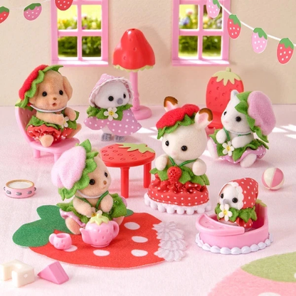 【limit 2】SylvanianFamilies｜Baby Furniture Collection Strawberry mystery bag/blind box/All 5 types｜1pcs