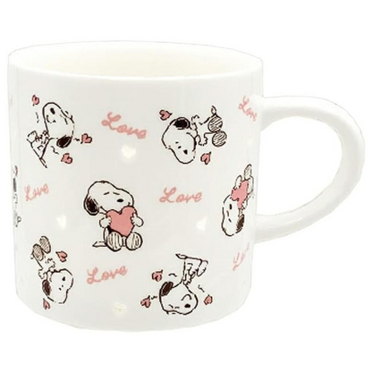 Snoopy史努比｜PEANUTS超美透光陶瓷马克杯/水杯/咖啡杯｜约350ml