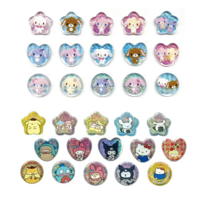Sanrio｜Crystal Seal Stickers｜H19 x W19 x D2mm approx.