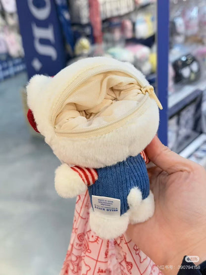 Hello kitty｜Classic Plush Eco Bag Mascot Holder /Plush Keychain｜8.0 x 11.0 x 15.0cm approx.