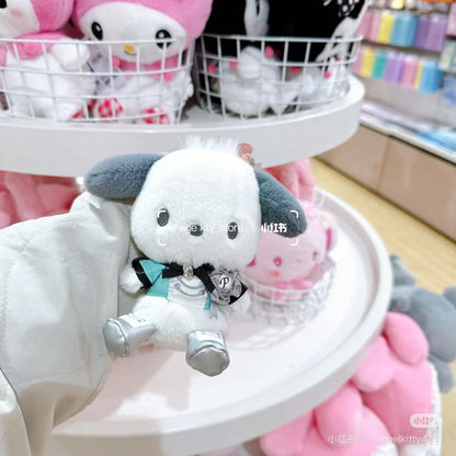 Sanrio｜Pochacco Royal Jacket Mascot Holder /Plush Keychain｜14×7×13cm approx.