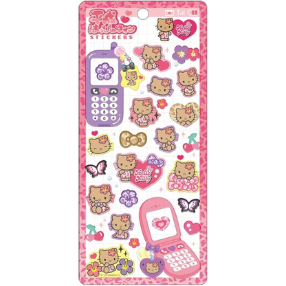 Sanrio｜Characters Heisei Happy Phone Stickers｜200 x 95mm approx.