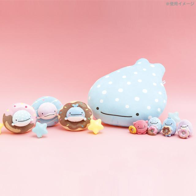 Sanx｜Jinbesan and Donut Island Super Mochimochi Cushion｜340×300×130mm approx.