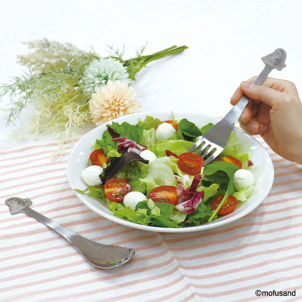 Mofusand｜Shark Cat Laser Printing Stainless Steel  tableware｜177×35mm approx.