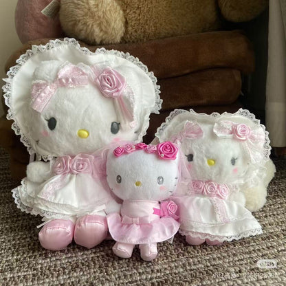 Sanrio｜White Frill Design Plush Dolls/Plush Toy｜20×12×23cm approx.