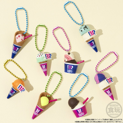 BANDAI万代｜Candy [Baskin Robbins 31 Ice Cream] Mascot Gummy Collection芭斯罗缤BR冰激淋软糖食玩盲盒/还有冰激凌挂链/全8种｜1枚入