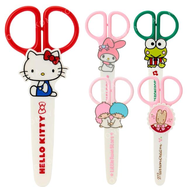 Sanrio｜Everyday Goods Scissors with Cap｜5.5×1.1×12.5cm approx.