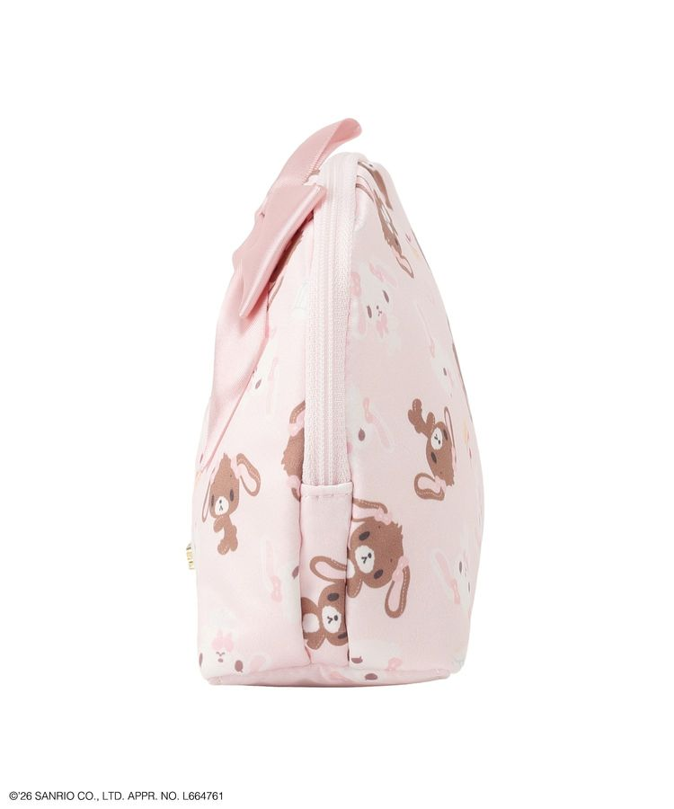 Sanrio｜Maison de FLEUR × Sugarbunnies Round Pouch｜H120 x W180 x D70mm approx.
