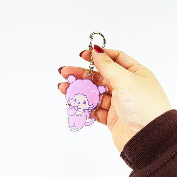 Monchhichi｜Acrylic Keychain/Keyring｜6cm x 4.2cm approx.