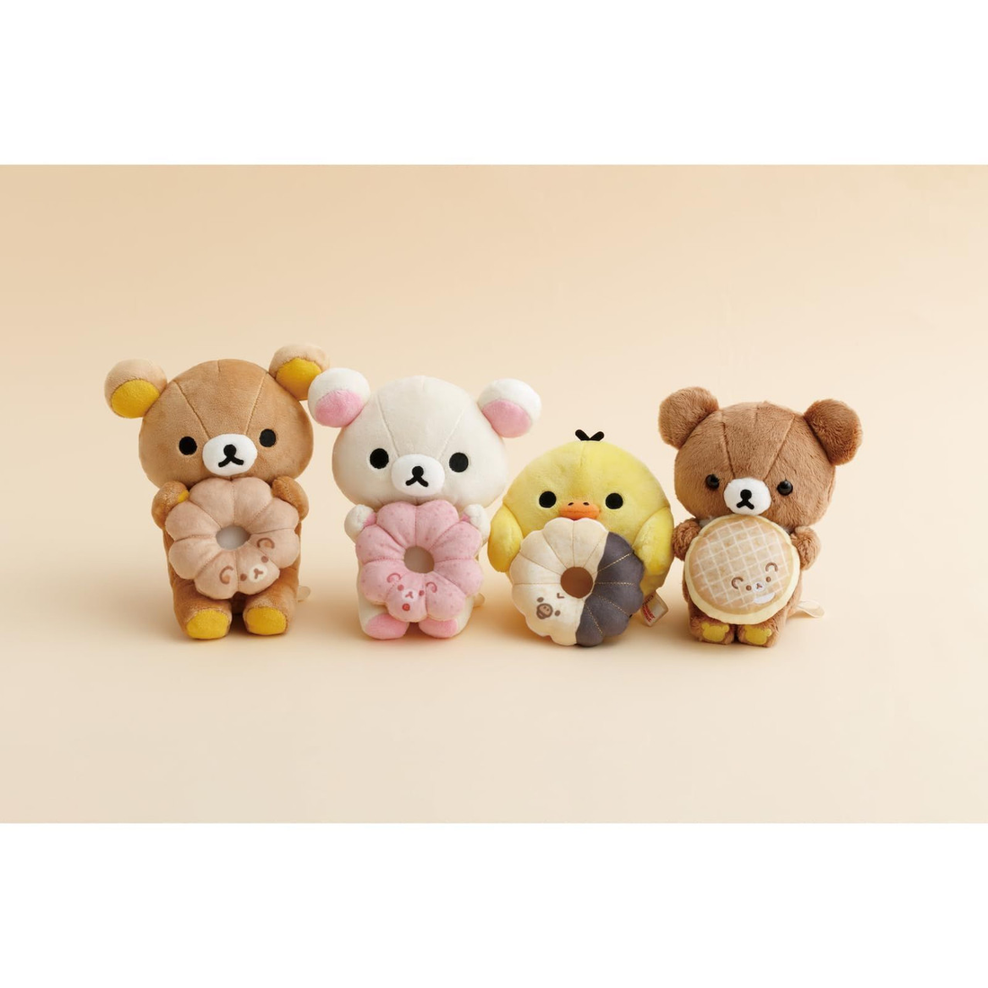 Rilakkuma｜Mister Donut Standing Plush Dolls/Plush Toy｜ 150×140×110mm approx.