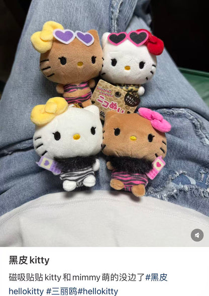 Sanrio｜Hello Kitty &amp; Mimmy Nico Mascot Holder /Plush Keychain｜170×130×55mm approx.