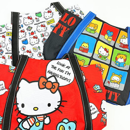 Hello kitty｜Balloon Tote Bag Black｜52 x 34 x 24 cm approx.