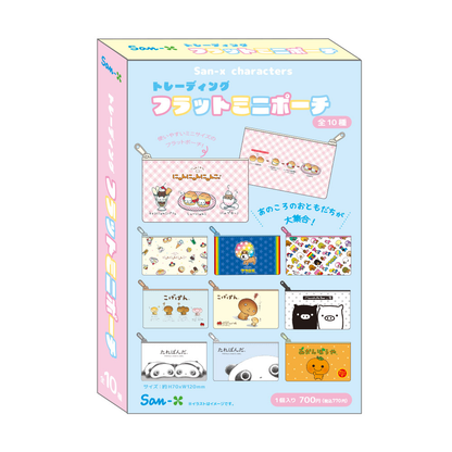 SANX｜Characters Trading Flat Mini Pouch mystery bag/blind box/All 10 types｜1pcs