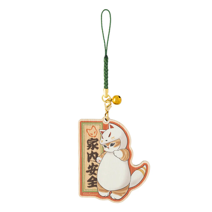 Mofusand｜Wooden Keychain with Bell｜H71 x W57mm approx.