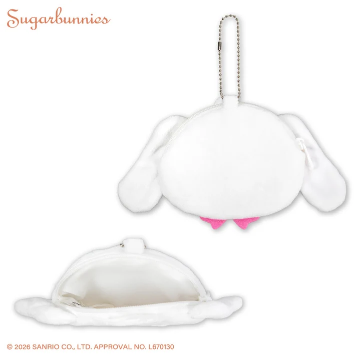 Sanrio｜Sugarbunnies Die-Cut Pouch｜ 18cm x 10cm approx.