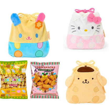 Sanrio｜candy &amp; character-shaped drawstring bag｜W17 x D2 x H19cm approx.