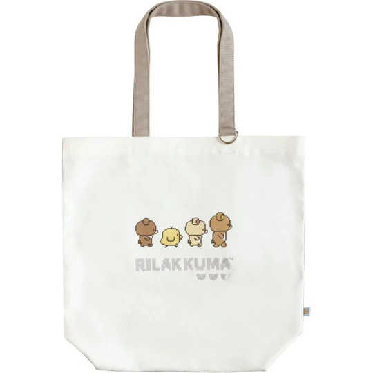 Rilakkuma｜Gaming Pixel Art Tote Bag｜400×380×130mm approx.