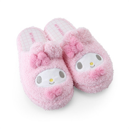 Sanrio三丽鸥｜ Face-Shaped Slippers 可爱角色软乎乎毛绒拖鞋/家居鞋｜约28.3 x 26.4 x 10.6cm