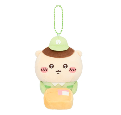 chiikawa｜Market Deliveryman Mascot Holder /Plush Keychain｜H120 x W80 x D75 mm approx.