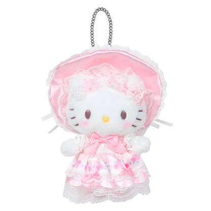 Sanrio｜Fairy Tale Party Frills Lace Dress Mascot Holder /Plush Keychain｜80×30×15mm approx.