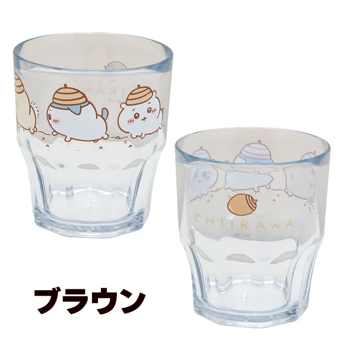 chiikawa吉伊卡哇｜OSK Chiikawa Plastic Cup可爱耐摔角色透明树脂杯/杯子/洗碗机/干燥机可用｜300ml