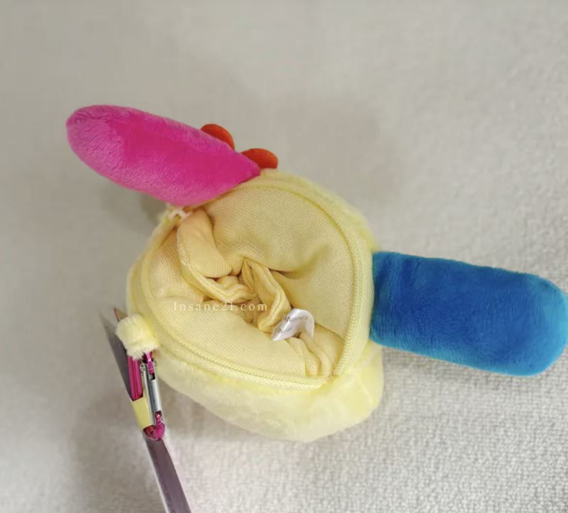 Sanrio｜Zipper Mascot with Carabiner/Plush Keychain｜10.3cm×11.6cm×5cm approx.