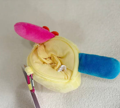 Sanrio｜Zipper Mascot with Carabiner/Plush Keychain｜10.3cm×11.6cm×5cm approx.