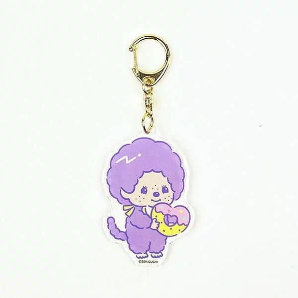 Monchhichi｜Acrylic Keychain/Keyring｜6cm x 4.2cm approx.