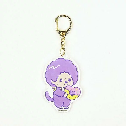 Monchhichi｜Acrylic Keychain/Keyring｜6cm x 4.2cm approx.