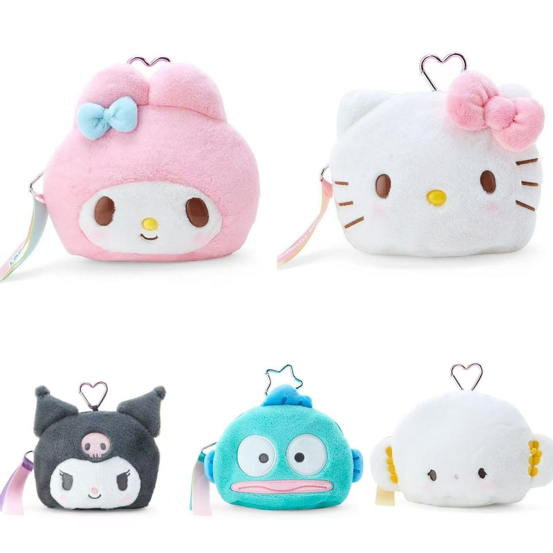 Sanrio｜Character Award 2024 Face-shaped Pouch with Window｜18×7×12.5cm approx.