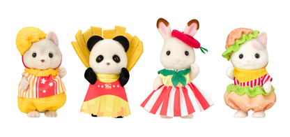 SylvanianFamilies｜Doki-Doki Friends The Hamburger Shop mystery bag/blind box/All 4 types｜1pcs